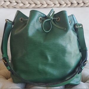 LV LOUIS VUITTON BORENO GREEN NOE EPI PETIT SHOULDER BAG EVC